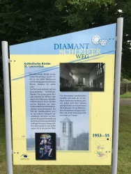 Infotafel St. Laurentius Kirche