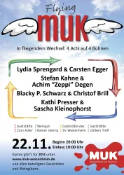 Plakat Flying MUK (© MUK Weisenheim/Sd.)