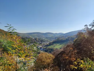 Blick von Altwolfstein ins Nordpfälzer Bergland