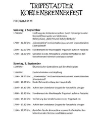 Kohlenbrennerfest Programm