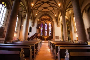 Innenraum Schlosskirche (© Ferienregion Nahe-Glan | Moritz Attenberger)