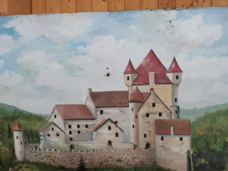 Alte Ansicht Burgruine Lichtenstein
