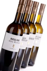 Weingut Wolf Weinflaschen (© Melanie Hubert, Weingut Wolf)