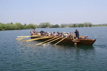 Römerschiff Rudern