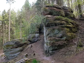 Felsmassiv "Alte Burg"