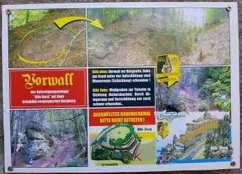 Schild der Burgfreunde