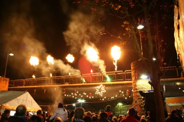 Feuerwerk Weihnachtsmarkt