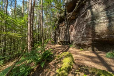 Karl May Felsen Rodalber Felsenwanderweg