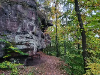 Blick auf den Kanzelfelsen