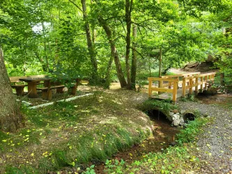 Rastplatz Hirschbrunnen mit Rodalb-Brücke
