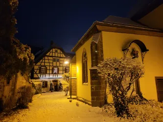 Blick auf das Alte Pfarrhaus