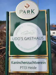 Schild Udo's Gasthaus