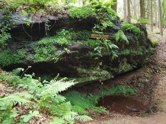 Seibelsbachfelsen mit Quelle