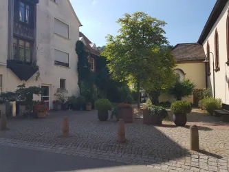 Platz für die Außenbestuhlung
