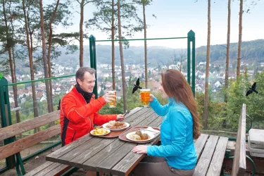 PWV-Hilschberghaus - Blick von Terrasse