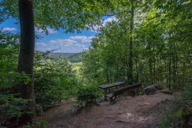 Gippelstürmer-Sitzgruppe mit Aussicht ins Clauser 