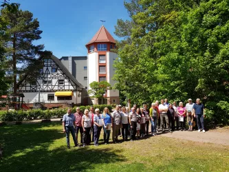 Wandergruppe am Hilschberghaus