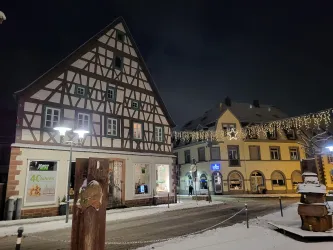 Geburtshaus Dr. Johann-Peter Frank im Winter