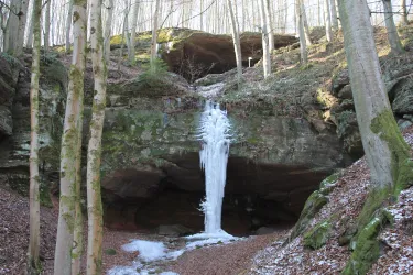 Bärenhöhle im Winter