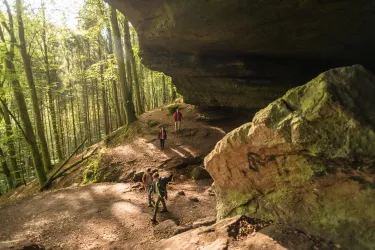 Obere Bärenhöhle am Rodalber Felsenwanderweg