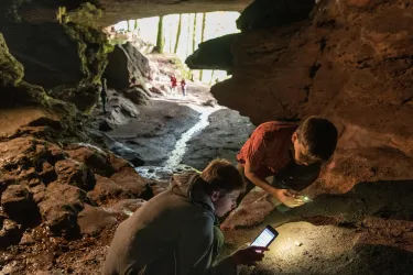 Bärenhöhle am Rodalber Felsenwanderweg