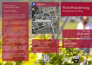 Flyer Seite 1 (© Gerwerbeverein Weisenheim/Bg.)
