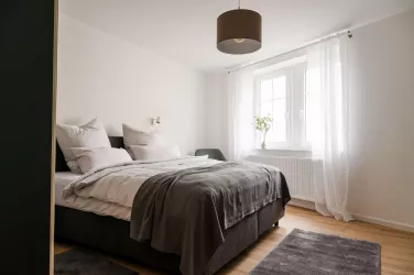 Schlafzimmer kl. Fewo (© Seißler)