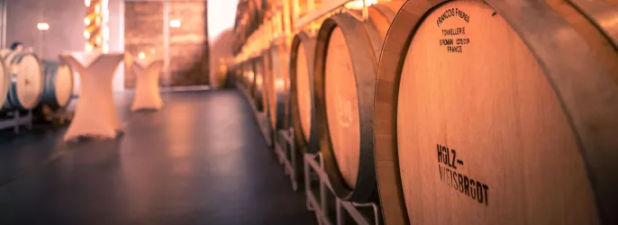 Barriquekeller (© Weingut Holz-Weisbrodt)