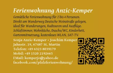 Visitenkarte, Infos (© Kemper)