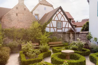 Rosengarten an der Alten Kellerei (© Tourist-Info St. Martin)