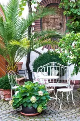 Egidiushof Innenhof (© Tourist-Info St. Martin)