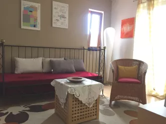 Wohnbereich Apartment Vintage (© Apartments im Hintergässl)