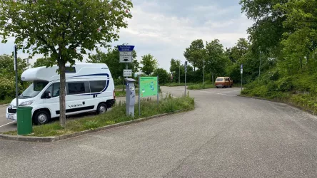 Stellplatz am Parkplatz Edenkobener Straße (© Tourist-Info St. Martin)