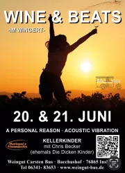 Plakat Wine & Beats