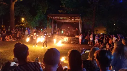Nacht der Weine Herxheim Feuershow (© Südliche Weinstrasse Herxheim)
