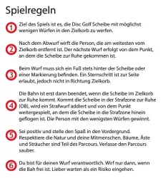 Frisbeegolf Regeln (3)