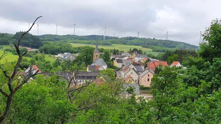 Blick auf Berschweiler_historischer Amtsweg Burgli