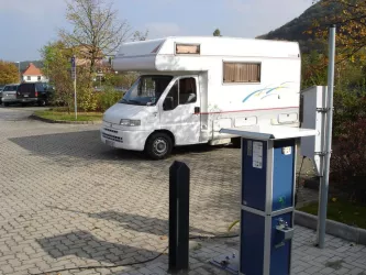 Wohnmobilstellplatz, Ansicht 1