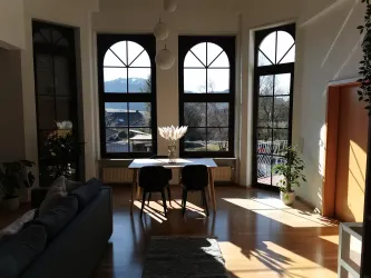 Wohnzimmer (© Archiv Ferienwohnung Burgpanorama)