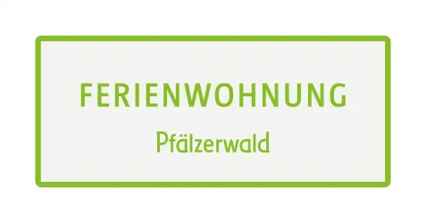 Eine Anzeige für eine Ferienwohnung im Pfälzerwald. Der Text ist klar und einladend gestaltet.