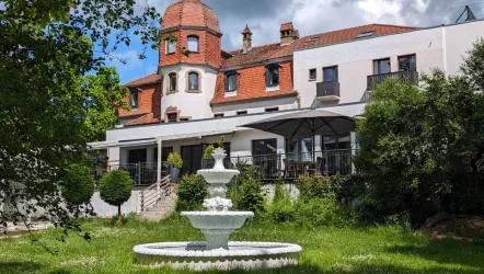 Terrasse Schillerhainer Stuben (© Parkhotel Schillerhain)