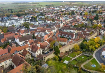 Kirchheimbolanden aus der Luft (© Pfalz Touristik, Dominik Ketz)