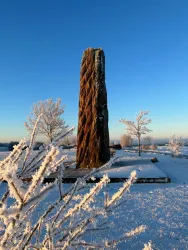 Monolith Donsieders im Winter