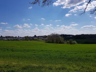 Blick auf das Neubaugebiet von Clausen