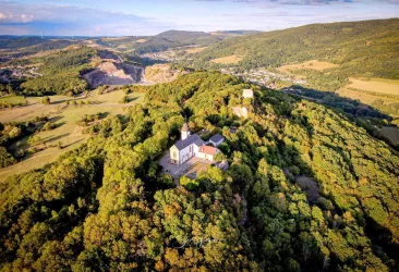 Bild auf den Remigiusberg von oben