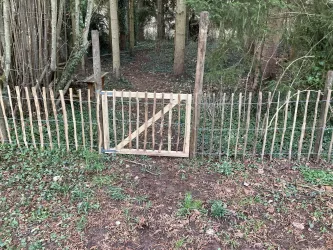 Eingang zum eigenen Wald