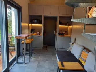 Wohnzimmer und Küche