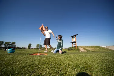 Fußballgolf Spielszene (2)