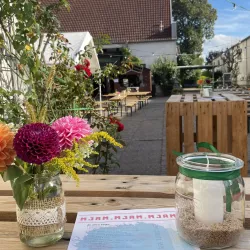 Houschder Kerwe Kerwerplatz Blumen