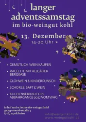 Plakat (© Bio-Weingut Kohl)
